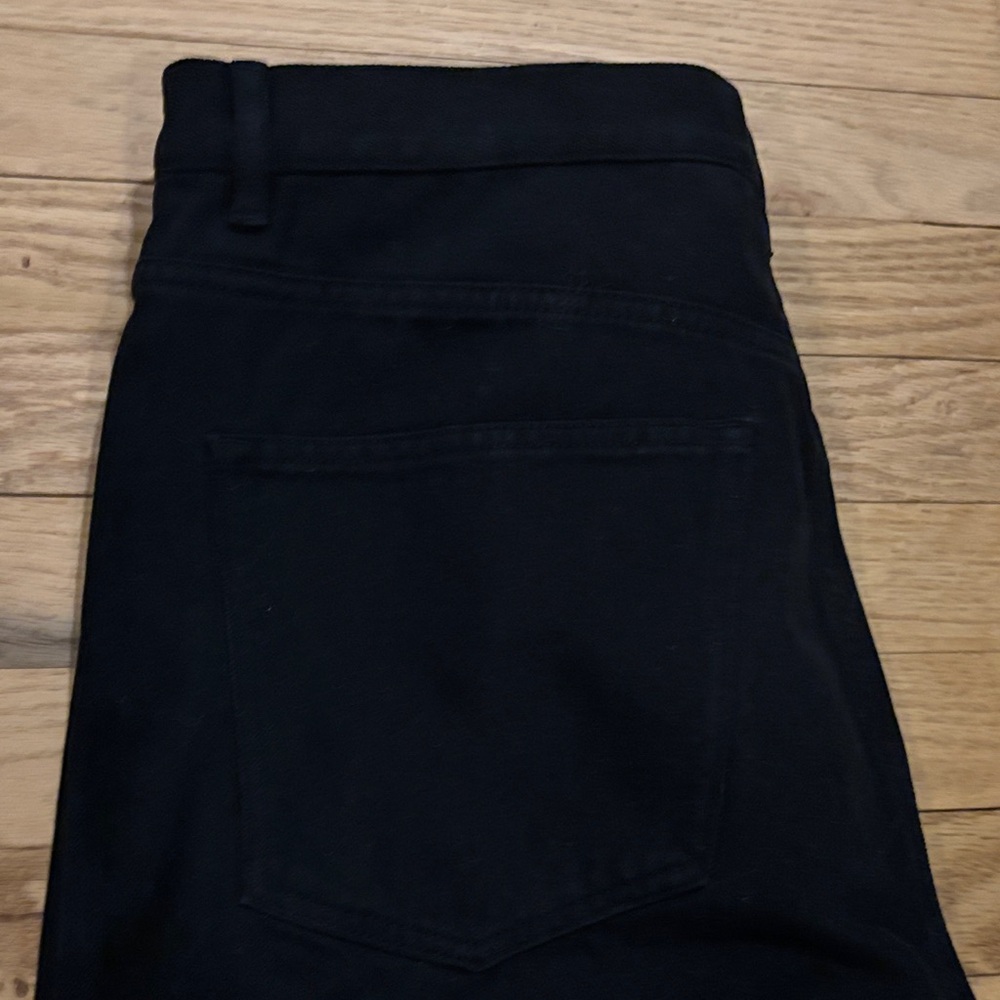 Massimo Dutti Men's Black Straight Leg Raw Hem Jeans, NWT - Picture 7 of 8